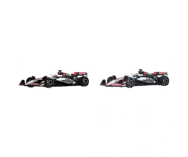 Mașinuțe Hot Wheels F1 Pachet de 2 - Haas: Ocon + Bearman - Mattel