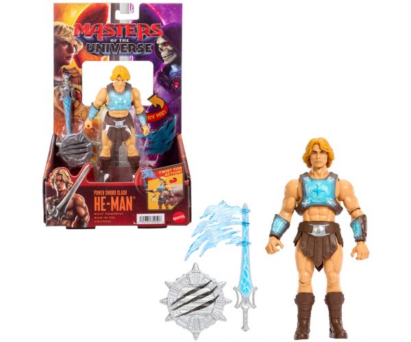 Masters of the Universe: Apărătorii universului figură de acțiune He-Man cu sabia Power Sword 14cm - Mattel