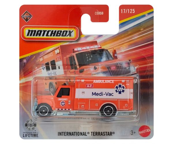 Matchbox: autospecială de salvare International TerraStar 1/64 - Mattel