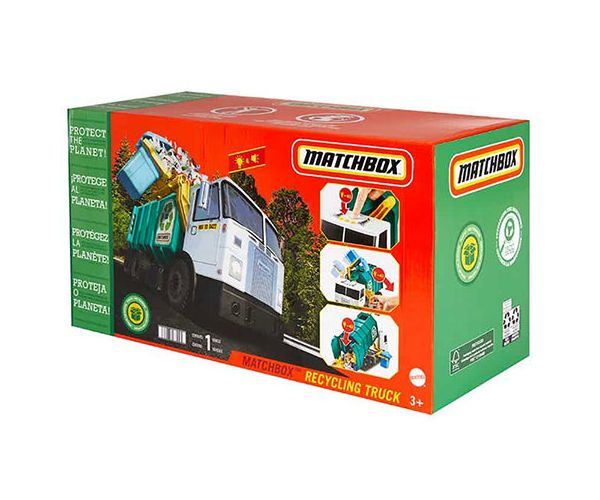 Matchbox: Szelektív hulladékgyűjtő teherautó - Mattel