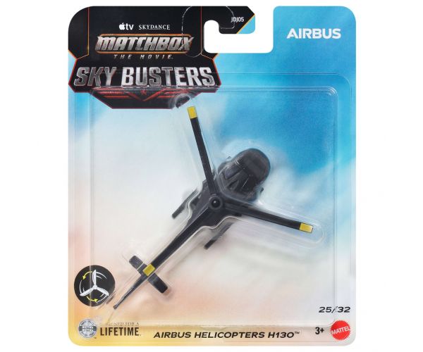 Matchbox Filmul: Sky Busters elicopter Airbus Helicopters H130 1/64 – Mattel