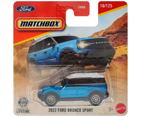 Matchbox: mașinuță Ford Bronco Sport 2022, scară 1/64 - Mattel