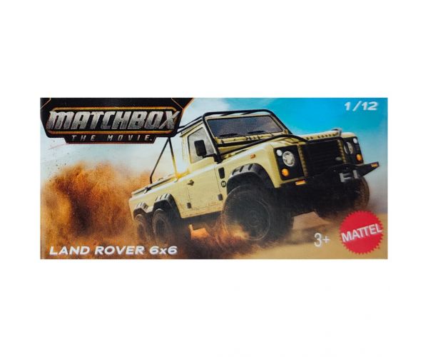 Matchbox: Mașinuță Land Rover 6x6 în cutie de carton 1/64 - Mattel