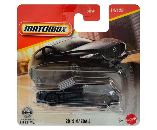 Matchbox: Mazda 3 2019 mașinuță 1/64 - Mattel
