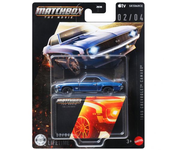 Matchbox Un Film: mașinuță de colecție Chevrolet Camaro 1969, scară 1/64 - Mattel