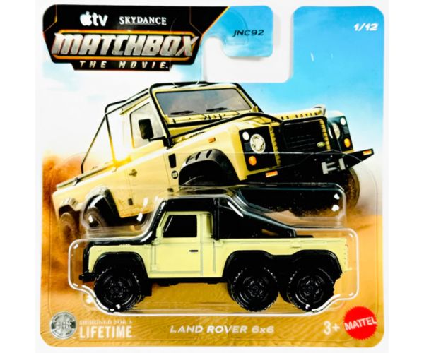 Matchbox Un Film: mașinuță Land Rover 6x6 1/64 - Mattel