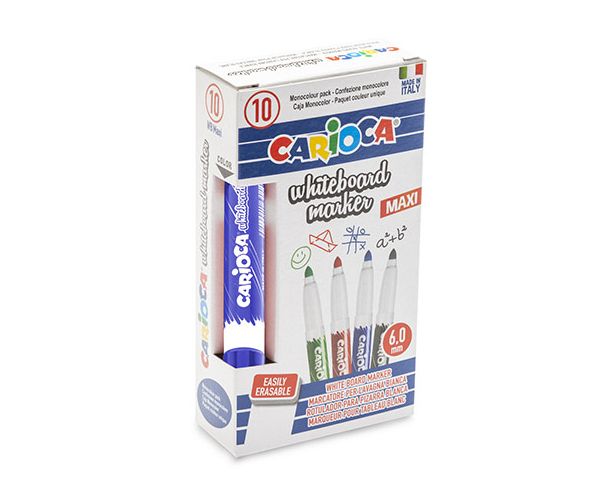 Maxi marker pentru tablă albastru 6mm vârf 1 bucată - Carioca