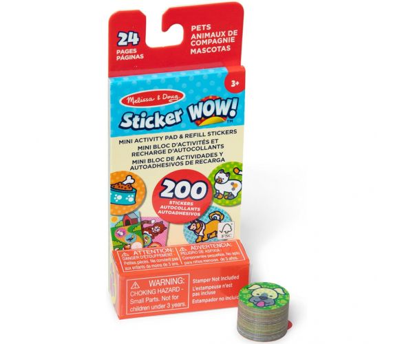 Melissa & Doug: Mini Sticker Wow! - Animale - Spin Master