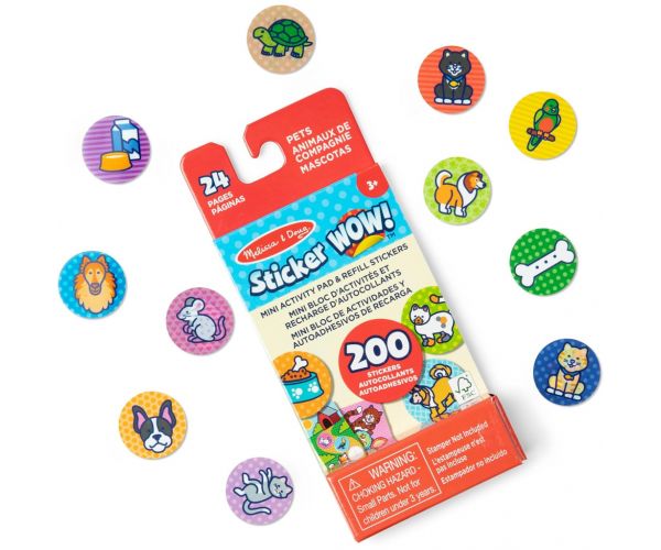 Melissa & Doug: Mini Sticker Wow! - Animale - Spin Master
