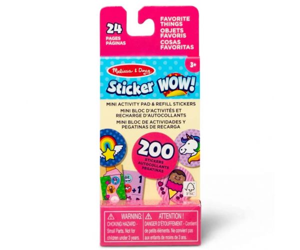 Melissa & Doug: Mini Sticker Wow! - Obiecte preferate - Spin Master