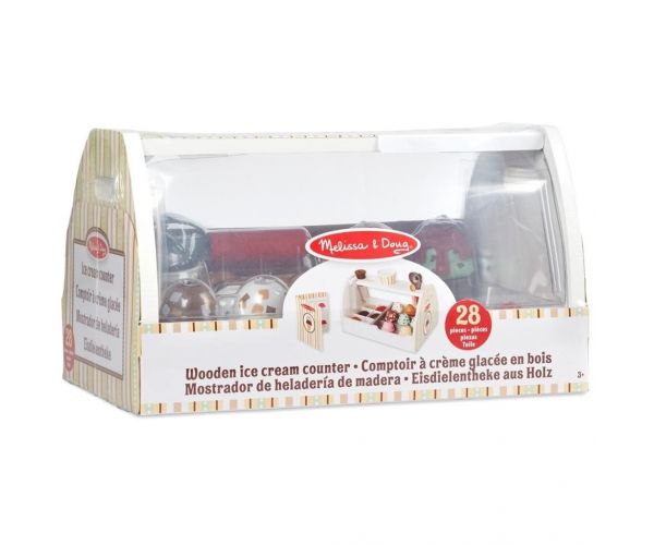 Melissa & Doug: Set de joacă din lemn - Înghețată - Spin Master