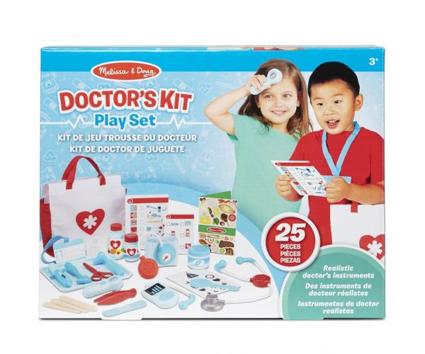 Melissa & Doug: Set de joc de doctor cu geantă - Spin Master