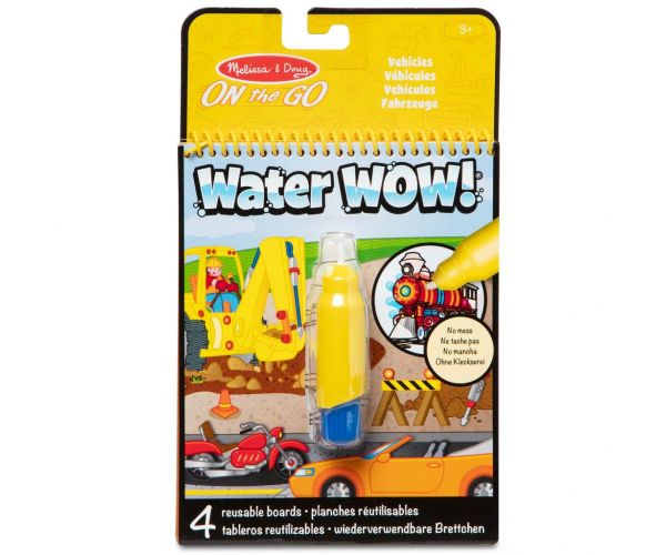 Melissa & Doug: Water WOW! Desen cu apă - Vehicule – Spin Master