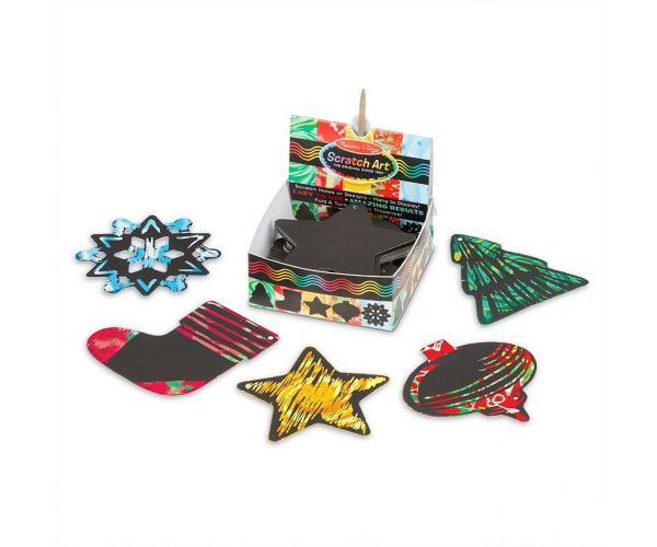 MelissaDoug: Set mini de gravură cu tematică festivă, 125 bucăți