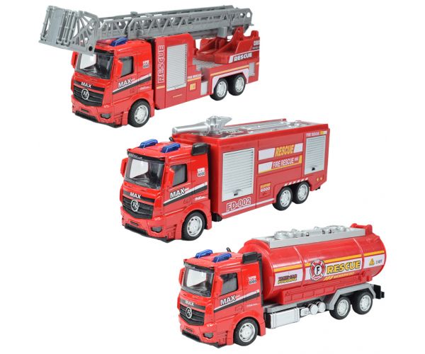 Metal Gear: Camion de pompieri cu roți, în diferite variante, 19cm 1buc