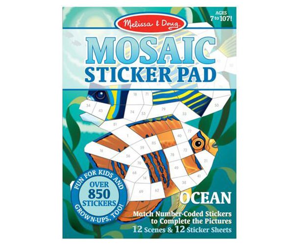Melissa & Doug: Óceán mozaik matrica füzet