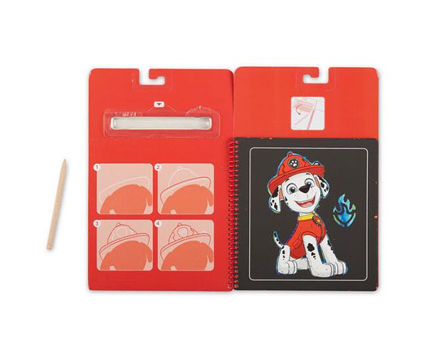 Melissa & Doug: Mancs őrjárat Marshall képkarc kreatív játék
