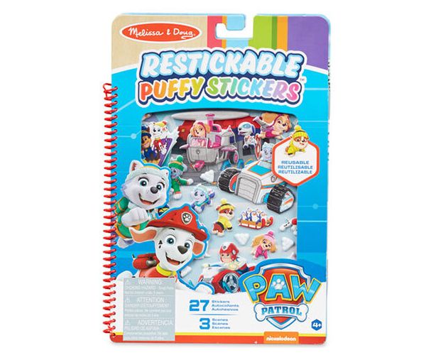 Melissa & Doug: Mancs őrjárat Jake hegye pufi matricás füzet
