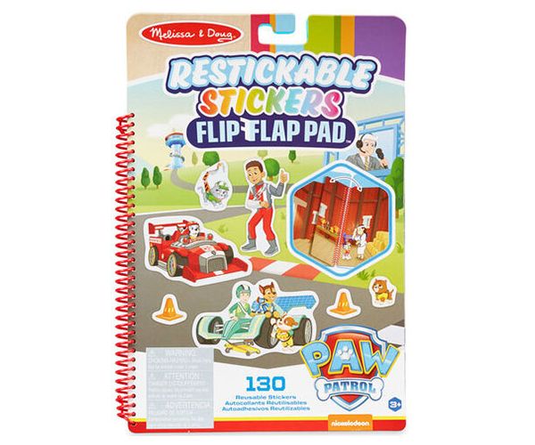 Melissa & Doug: Paw Patrol O misiune clasică caiet de abțibild reutilizabil