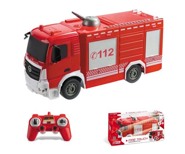 Mercedes Antos távirányítós tűzoltóautó 1/26 - Mondo Motors