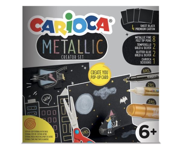 Metallic 17 bucăți set creativ - Carioca