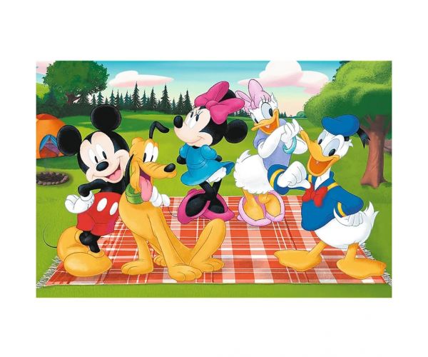 Mickey Mouse și prietenii săi: Picnic puzzle Maxi de 24 de piese - Trefl