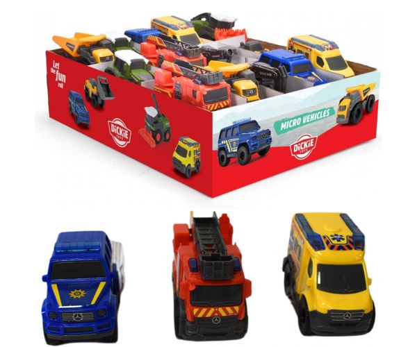 Micro vehicule în mai multe variante 1 buc - Dickie Toys
