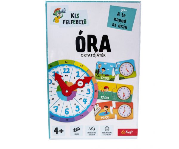 Micul explorator: Joc educativ despre ceas, ediție nouă - Trefl