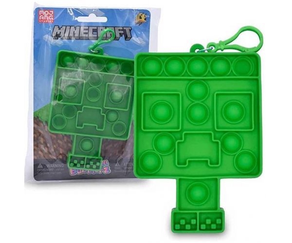 Minecraft Bubblers Mini Pop-it surpriză breloc 1buc
