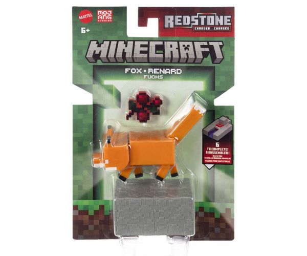 Minecraft: Figurină de joc personaj Vulpe cu accesorii - Mattel