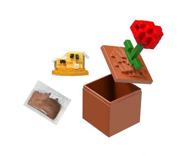 Minecraft Reveal figură surpriză în cutie de depozitare - Mac - Mattel