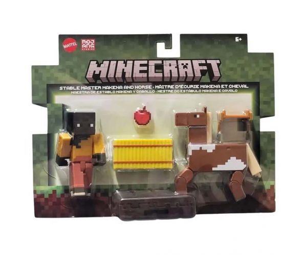 Minecraft: Set Stăpâna Grajdului Makena și Figurina Cal - Mattel