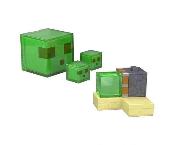 Minecraft: Set figurine de acțiune Sticky Piston Trap - Mattel