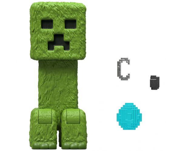 Minecraft: Un film Minecraft cu figurina de acțiune Creeper și accesorii - Mattel
