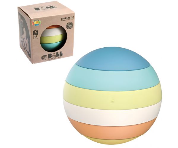 Minge 6 bucăți joc de construit turnuri 12cm