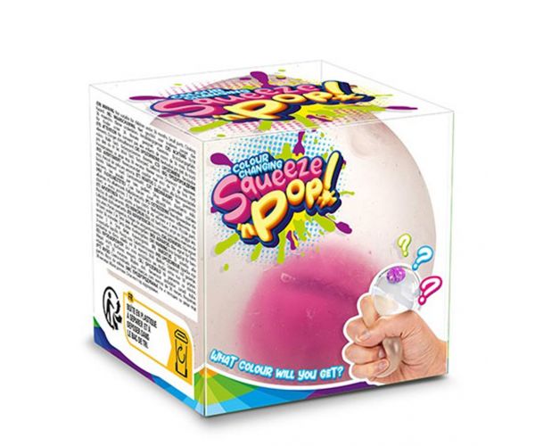Minge antistres surpriză cu efect de schimbare a culorii, 6 cm, 1 buc.