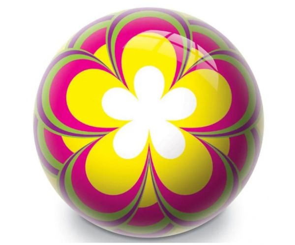 Minge de cauciuc Bio Ball Flower 22cm - Mondo Toys