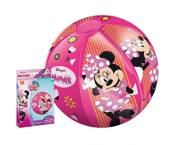 Minge de plajă cu model Minnie Mouse, 50 cm - Mondo Toys