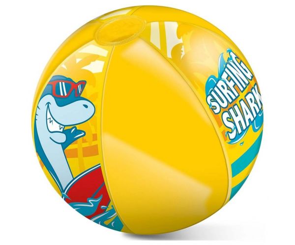 Minge de plajă gonflabilă cu model de rechin 50cm - Mondo Toys
