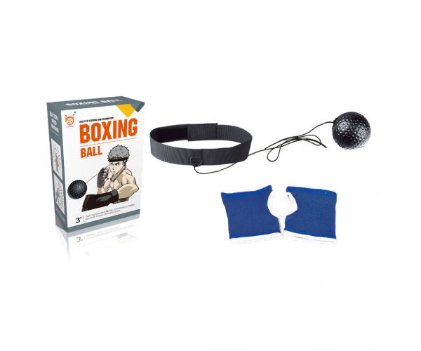 Minge de reflex pentru box cu bandă de fixare pe cap