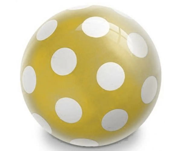 Minge din cauciuc BioBall cu buline, de 15 cm, în mai multe variante - Mondo Toys