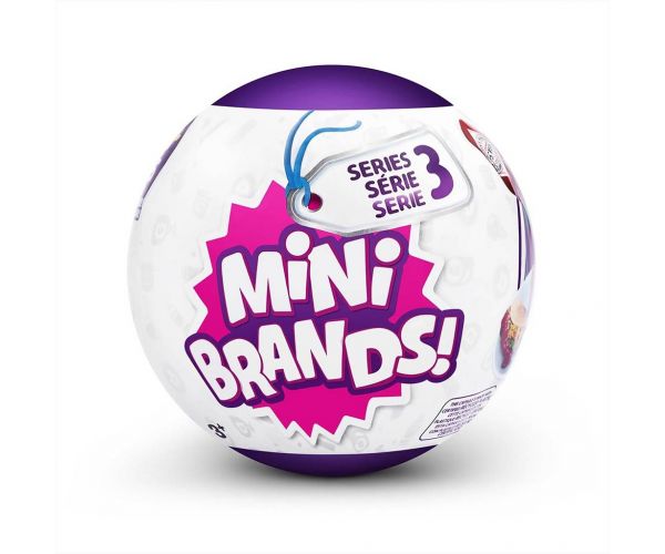 Mini Brands: Mini világmárkák 5 db-os meglepetés csomag 3. széria