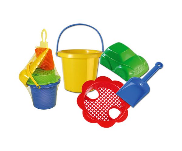 Set mini de nisip, 4 piese - D. Toys