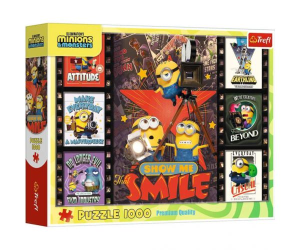 Minionii 3 - cadre din film - puzzle de 1000 de piese - Trefl