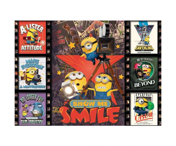 Minionii 3 - cadre din film - puzzle de 1000 de piese - Trefl