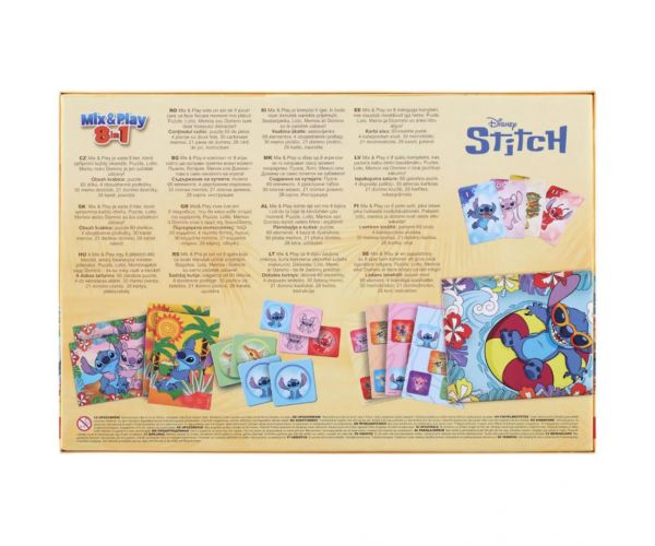 Mix&Play Stitch set de jocuri 8 în 1 - Trefl