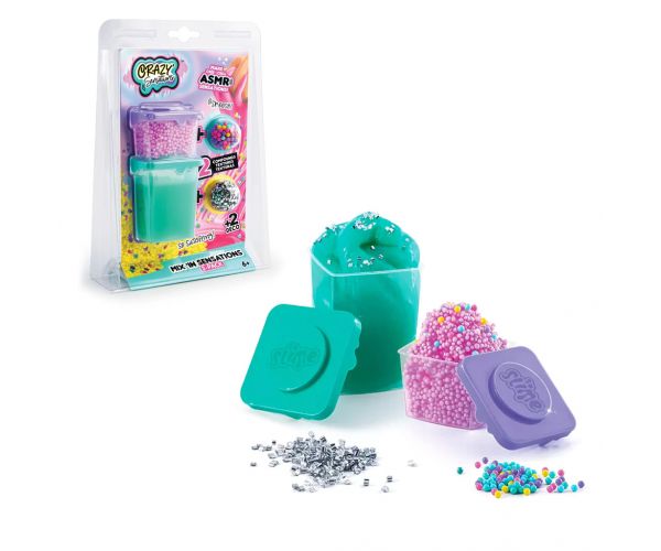 Mix&in Sensations: set de slime cu 2 piese și accesorii