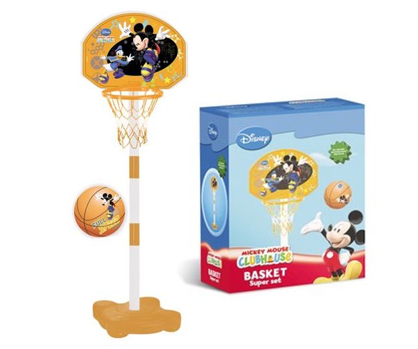 Mickey eger kosárlabda palánk és labda - Mondo Toys