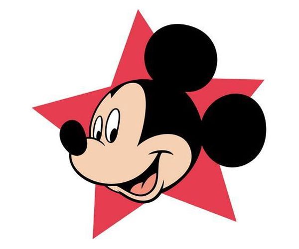 Mickey egér formapárna 35cm-es