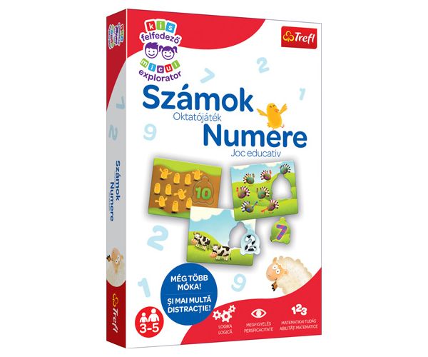 Micul Explorator: Numere joc educativ - Trefl